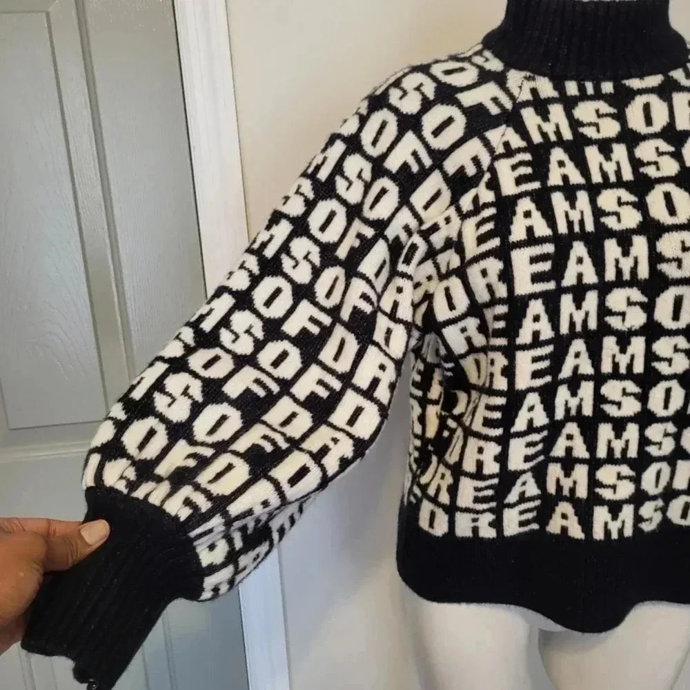 H&M | Oversized Knit Sweater Turtleneck Dreams of Dreams(S)